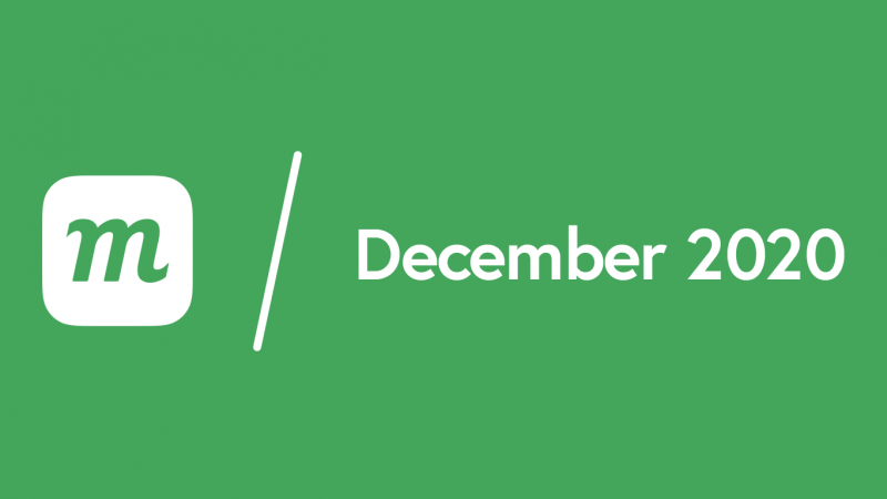 What’s New: December 15, 2020